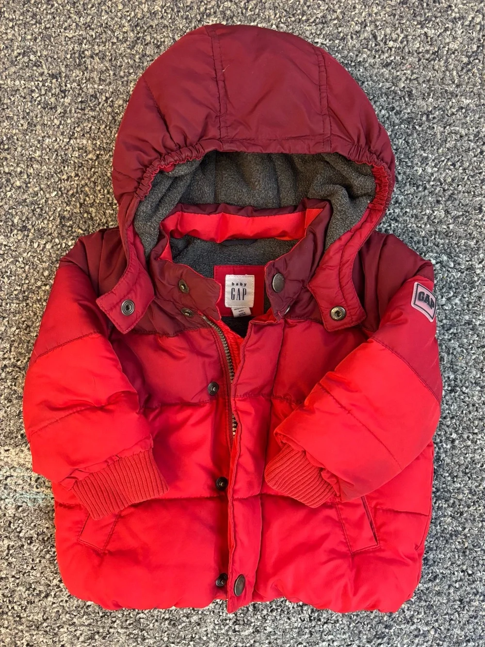 BabyGap Puffer Hooded Jacket 6-12mo